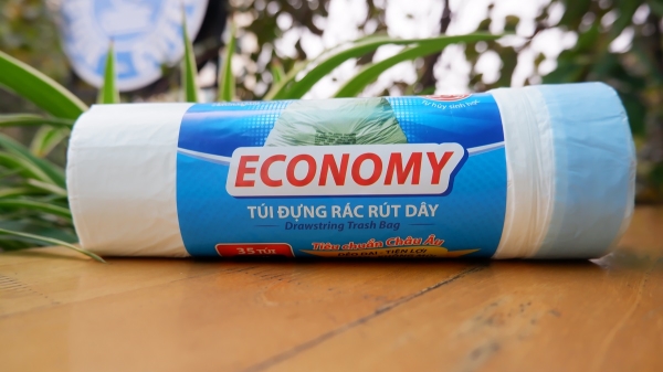 Túi rác rút dây Economy 33L - Bao Bì Vipaco - Công Ty TNHH Đầu Tư ứng Dụng Sản Xuất Bao Bì Việt